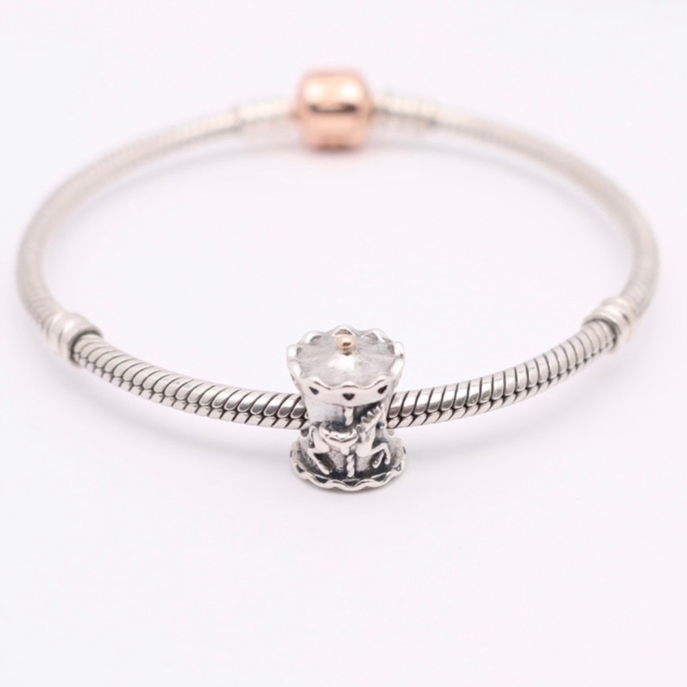 Authentic PANDORA Sterling Silver Carousel Charm - 791236 - Picture 9 of 10